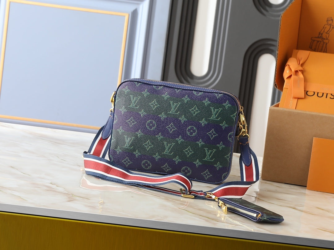Trio Messenger Monogram Bag