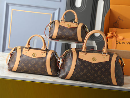 Monogram Boston Satchel Bag