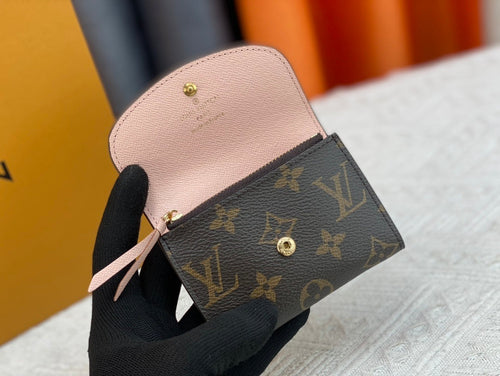 Reverse Monogram Coin Purse