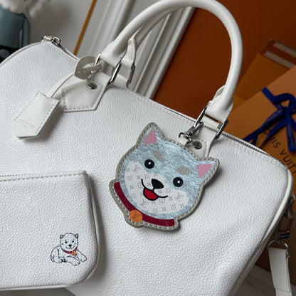 Speedy P9 White Bag & Pouch