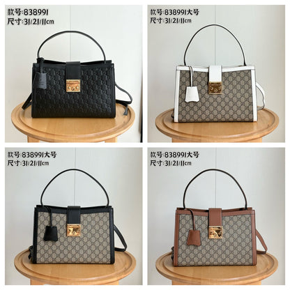 Structured Top Handle Satchel Bag