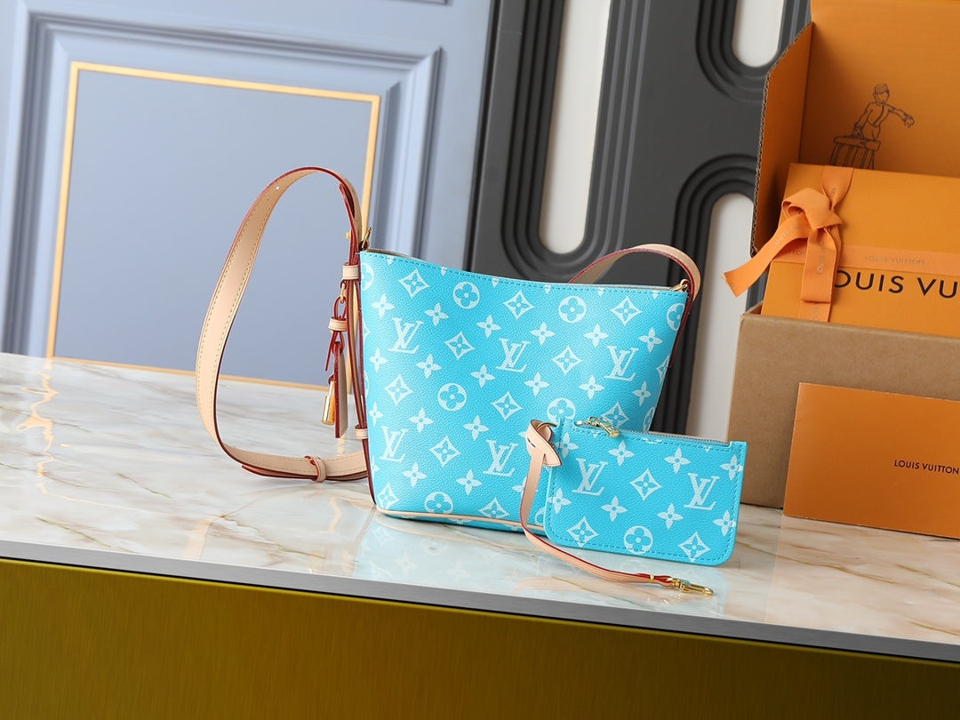 All In Bucket Monogram Bag & Pouch