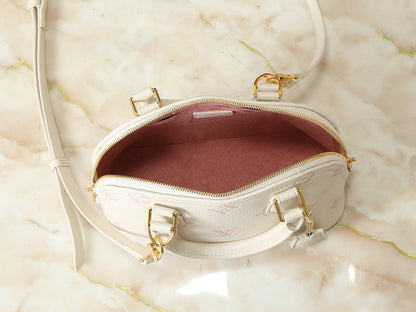 White Monogram Empreinte Alma BB-Inspired Handbag