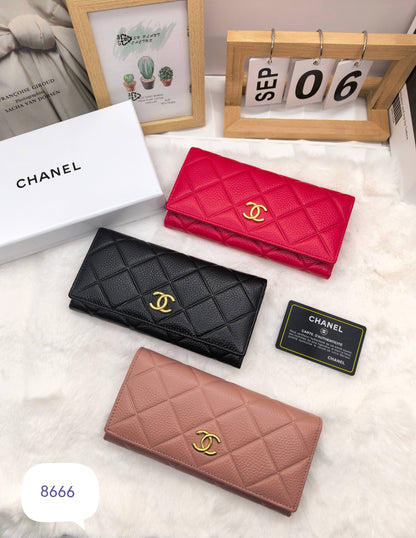 Quilted Long Wallet