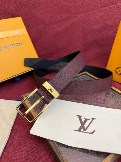 Burgundy Pont Neuf Belt
