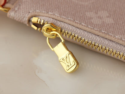 All In GM Monogram Plum Handbag & Pouch