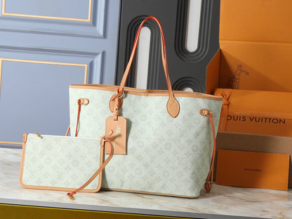 Neverfull Monogram Canvas Women Bag & Pouch