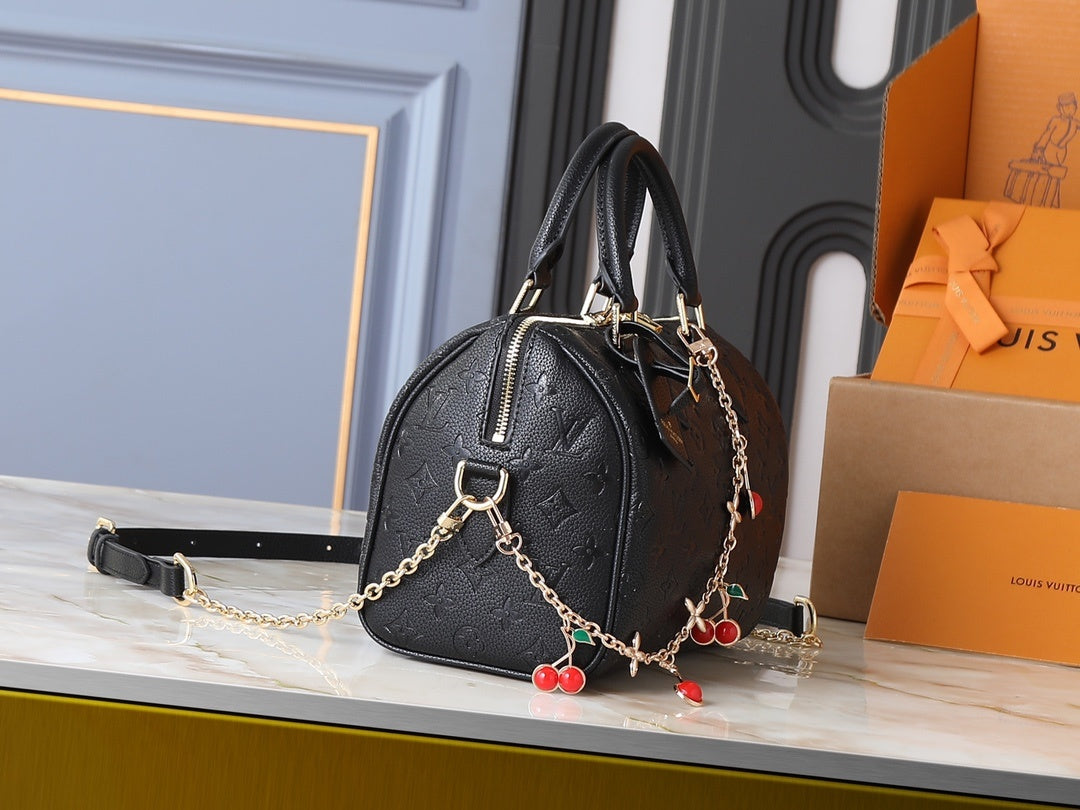 Speedy Soft Monogram Black Bag