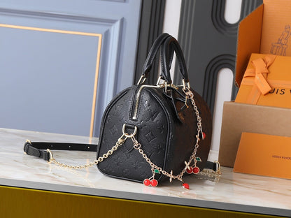 Speedy Soft Monogram Black Bag