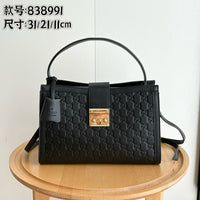 Black Embossed Monogram