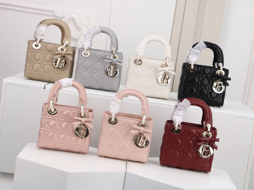 Quilted Mini Top Handle Satchel Bag