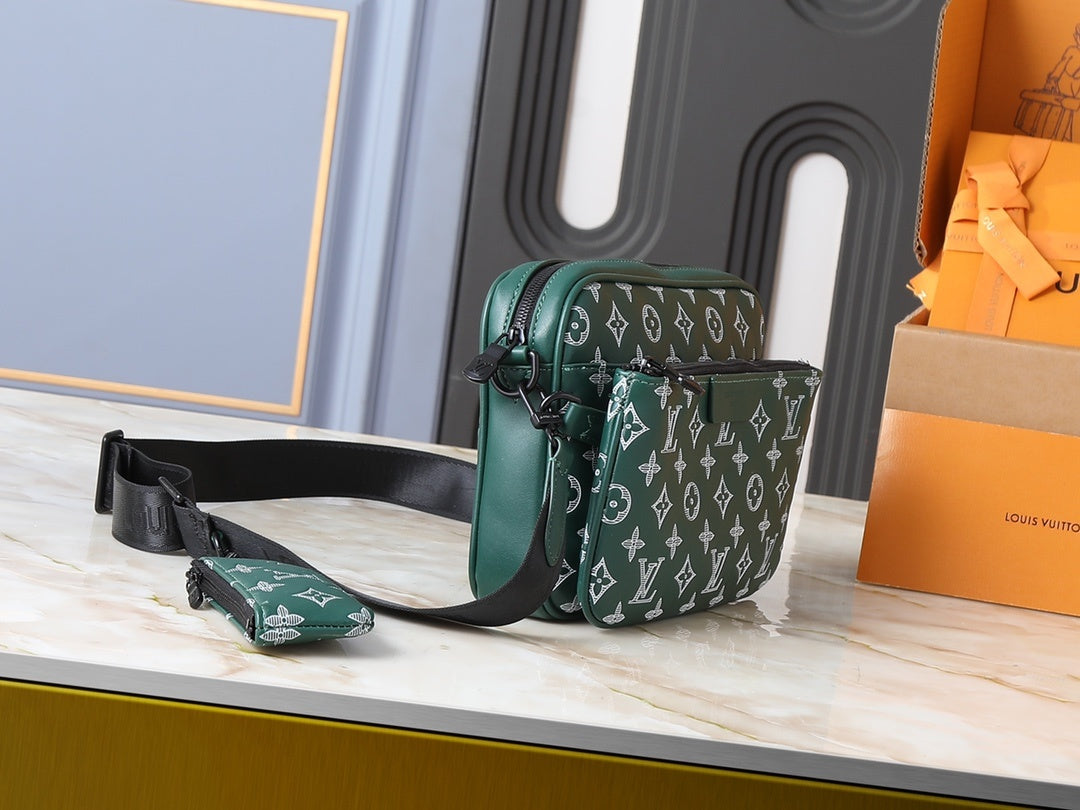 Trio Messenger Monogram Shadow Bag