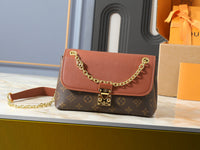 Cognac Brown with Brown Monogram Base