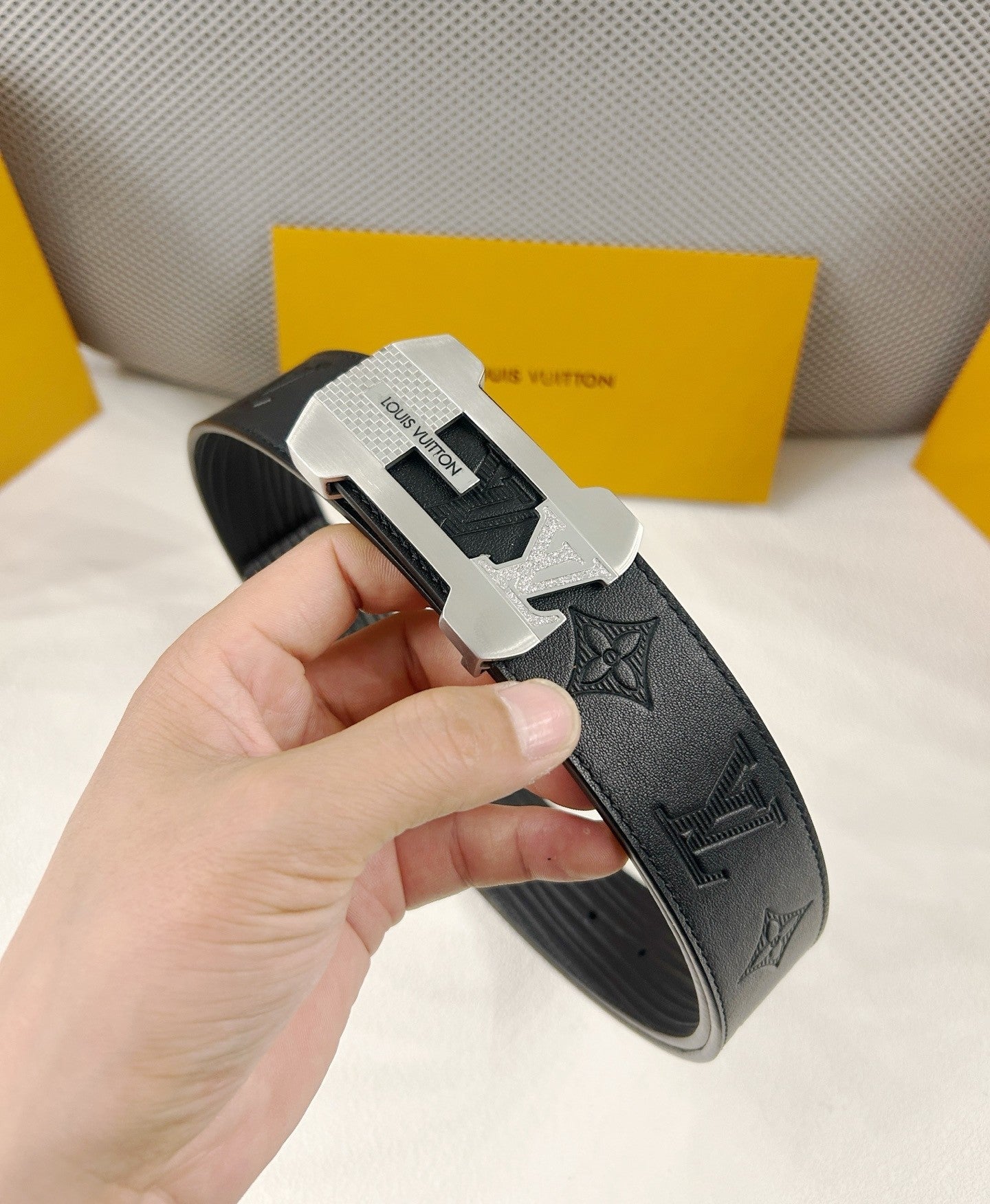 Monogram Shadow Belt