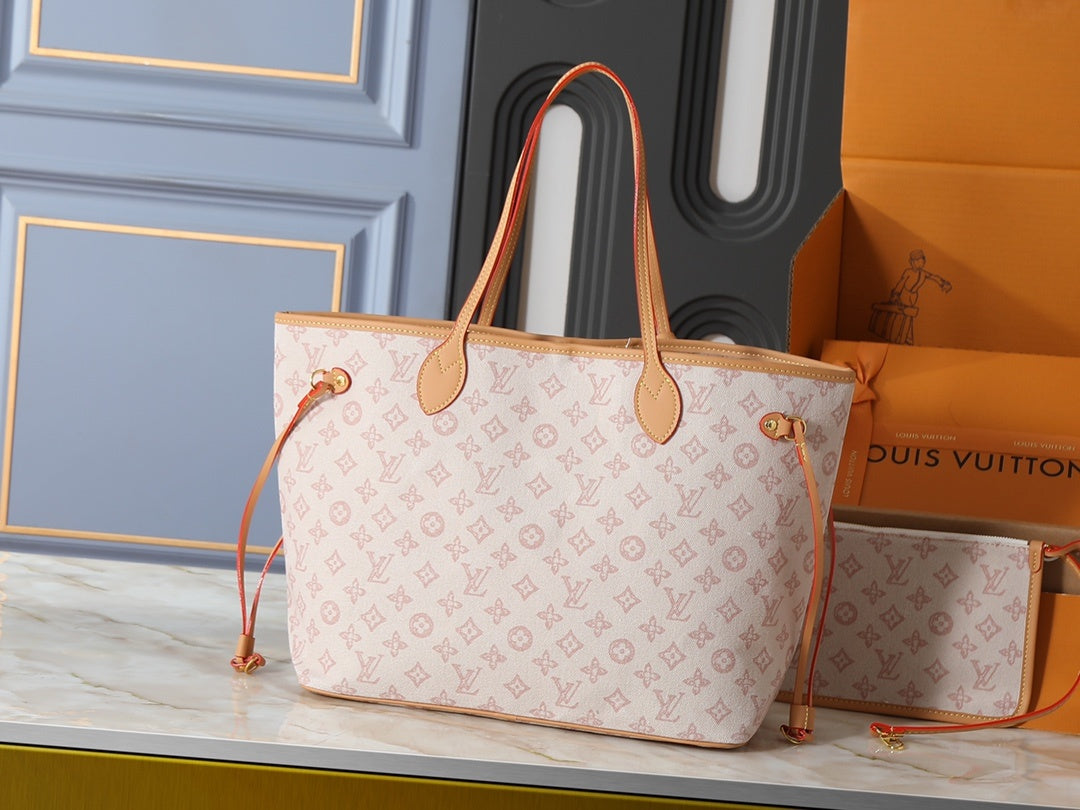 Neverfull Monogram Canvas Women Bag & Pouch