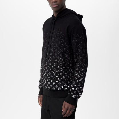 lv monogram gradient hoodie