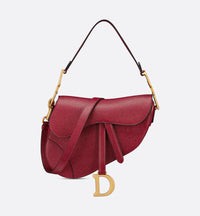 Cherry Red Grained Calfskin