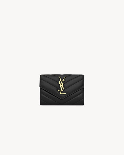CASSANDRE FRAGMENTS FLAP CARD CASE IN LAMBSKIN
