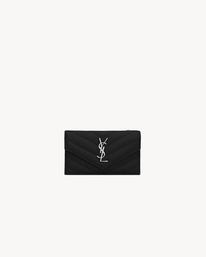 CASSANDRE FRAGMENTS FLAP CARD CASE IN LAMBSKIN