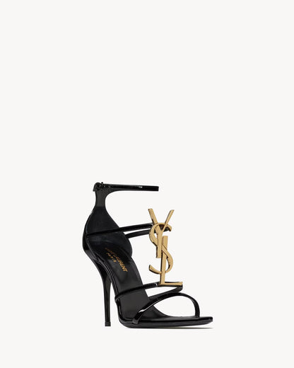 High Quality Cassandra sandals in patent leather 10CM With Box