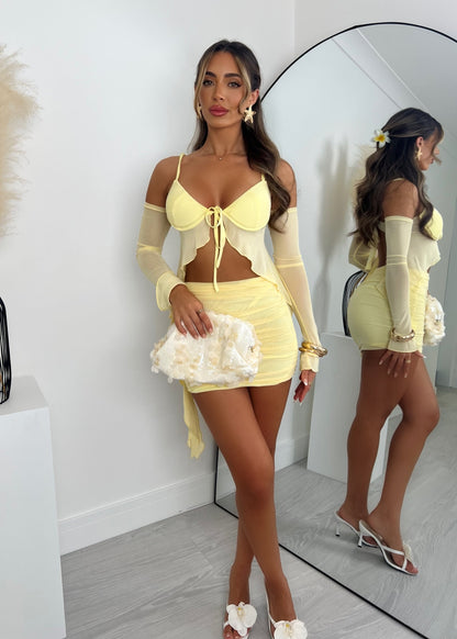 Palm Paradise Two Piece - Yellow
