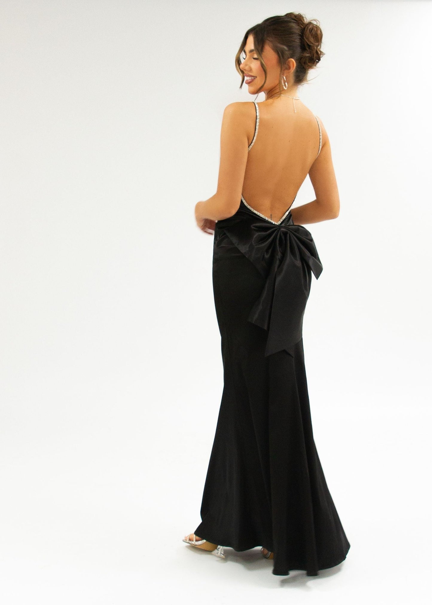 Problematic Princess Bow Gown - Black