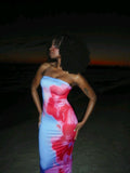 Soleil Sunset Slit Dress