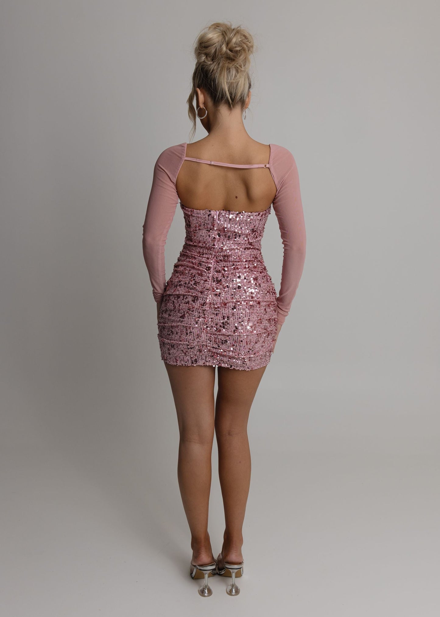 Wild Attraction Sequin Mini Dress - Pink
