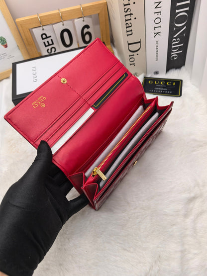 Patent Leather Long Wallet