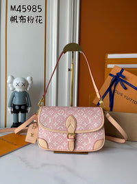 Pink with Beige Trim
