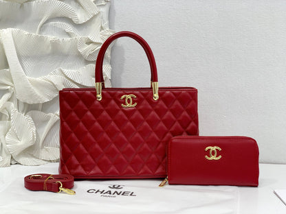 Timeless Shopping Tote Bag & Wallet