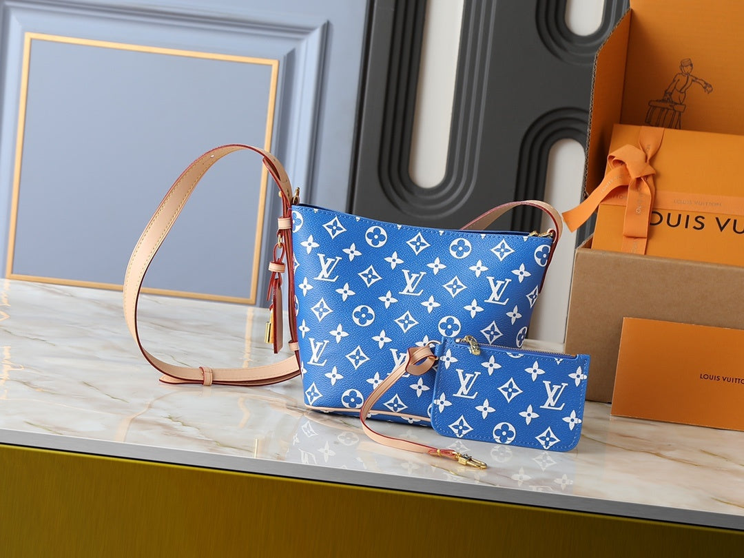 All In Bucket Monogram Bag & Pouch