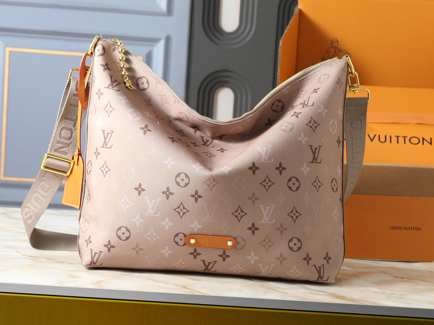 Monogram Canvas Hobo Shoulder Bag