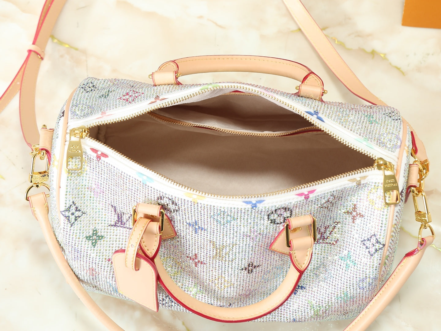 Crystal Monogram Travel Duffel Bag