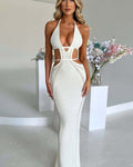 Soleil Serenity Crochet Maxi Dress