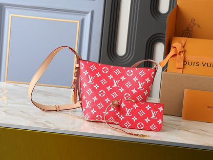 All In Bucket Monogram Bag & Pouch