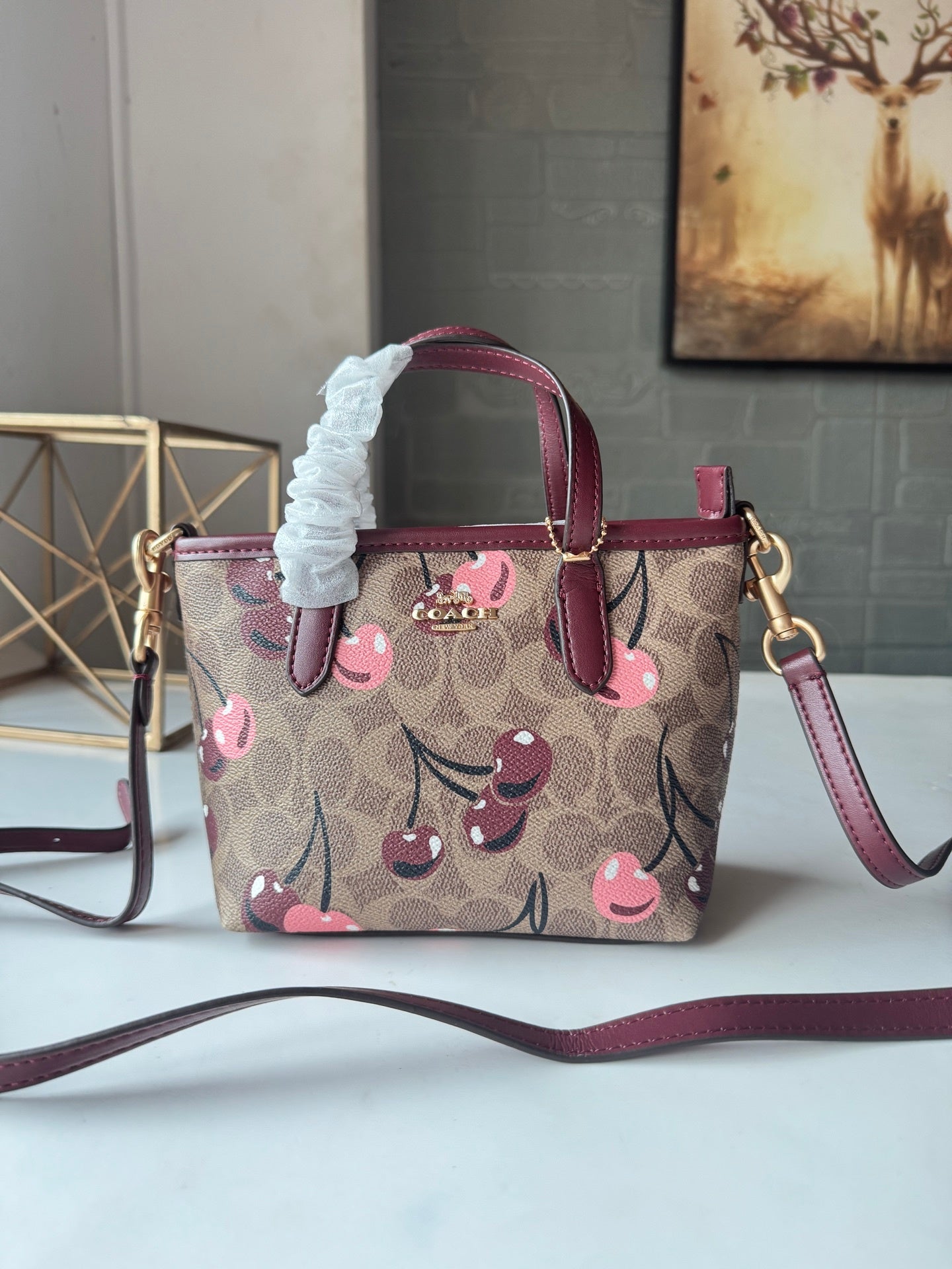 Cherry City Mini Tote Bag
