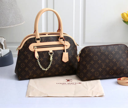 Ever More PM Monogram Canvas Handbag & Pouch