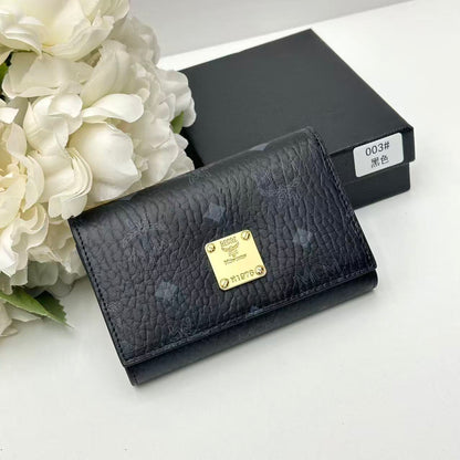 Coated Canvas Trifold Wallet