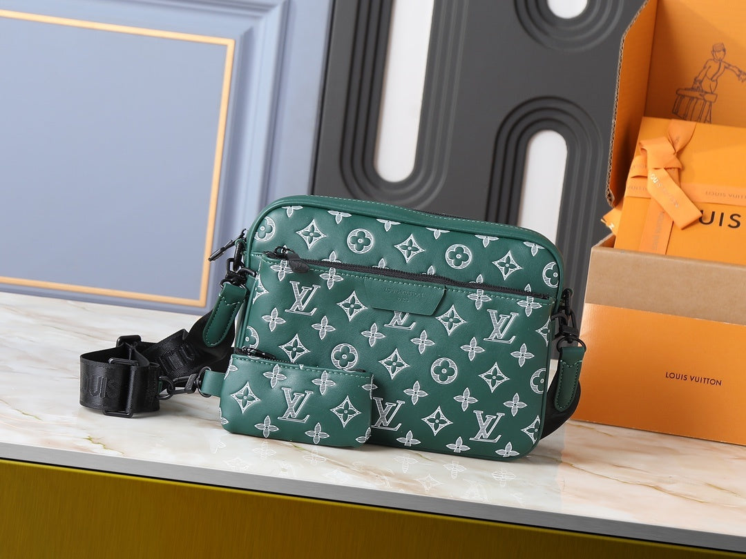 Trio Messenger Monogram Shadow Bag