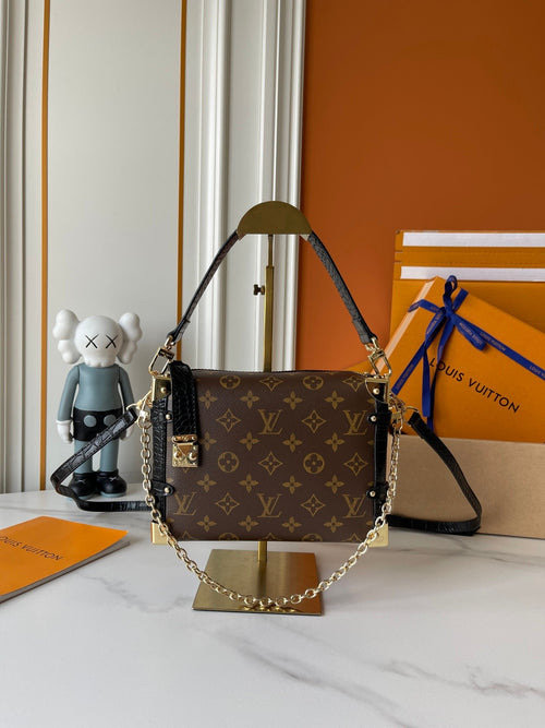 Monogram Chain Shoulder Bag