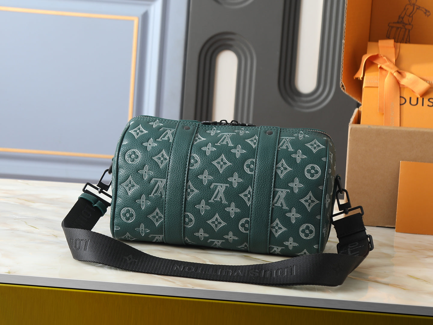 Monogram Barrel Crossbody Bag