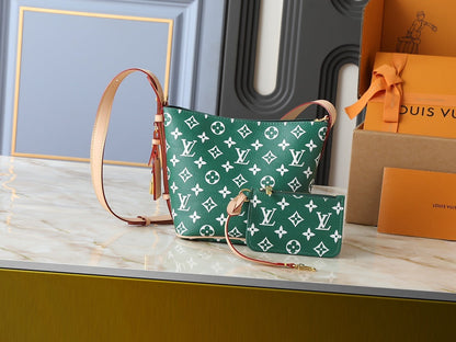 All In Bucket Monogram Bag & Pouch