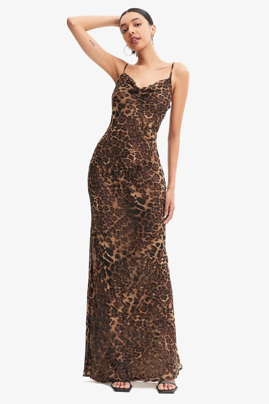 Sahara  Leopard Maxi Dress