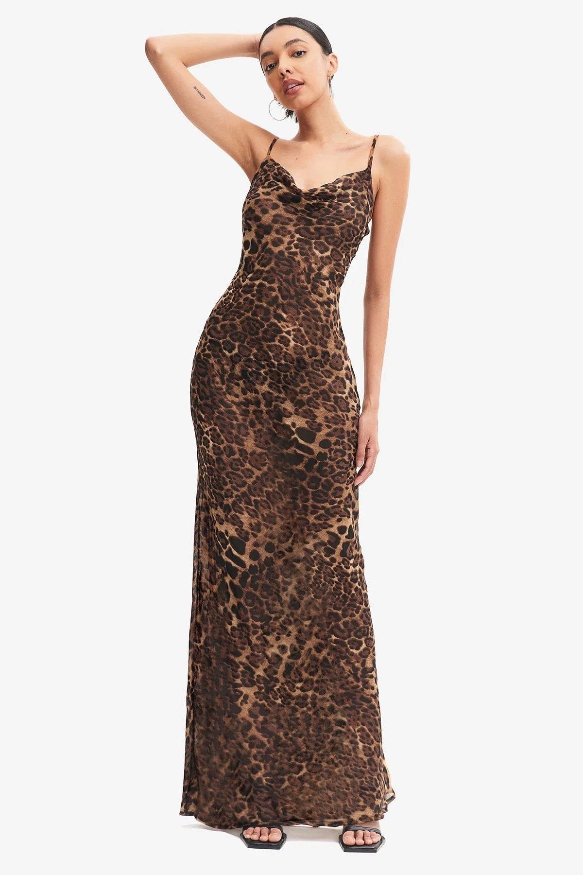 Sahara  Leopard Maxi Dress