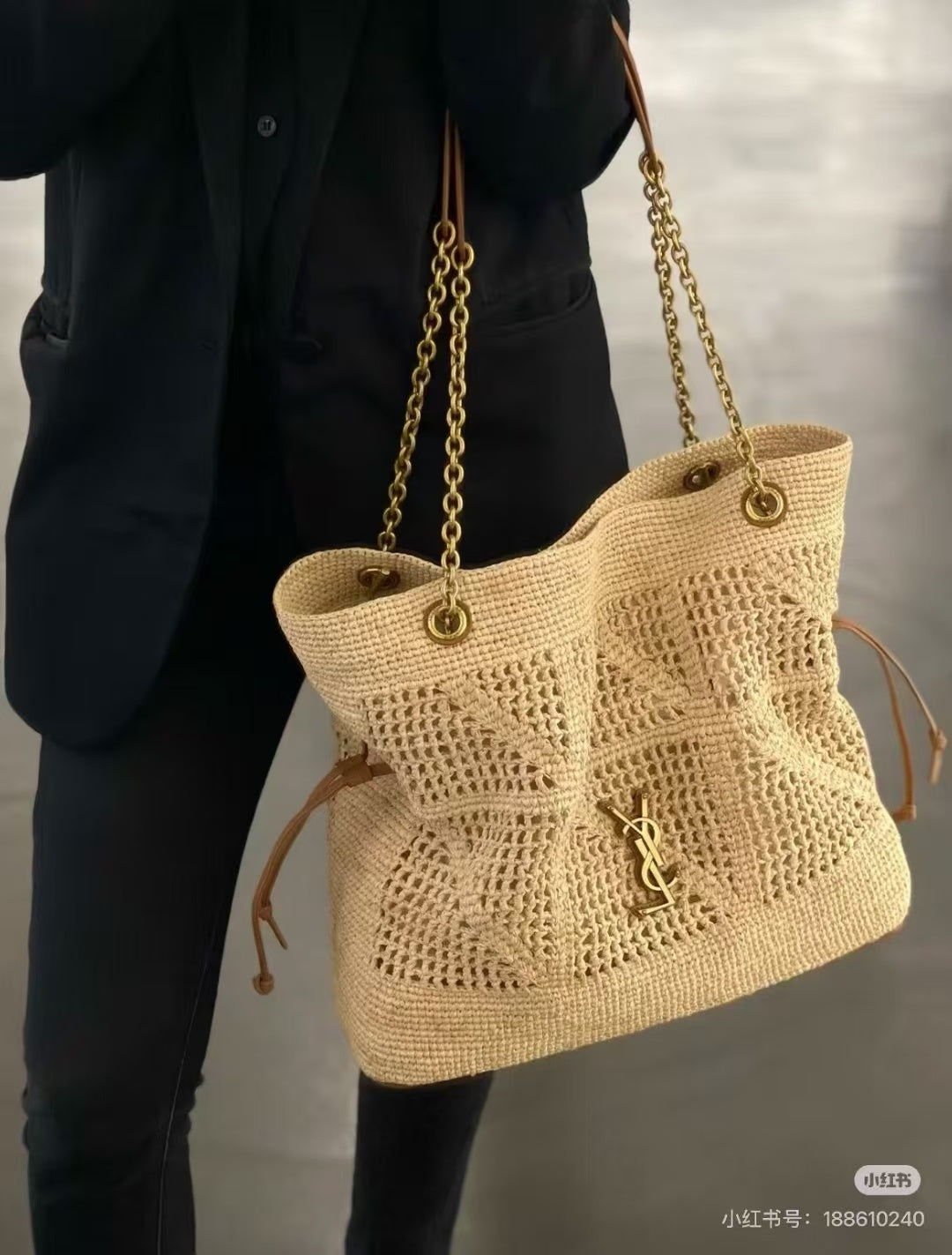 Raffia Tote Bag