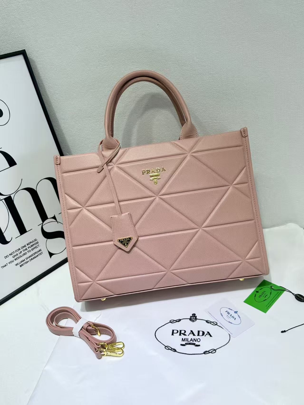 P Simbole Triangle Tote Bag