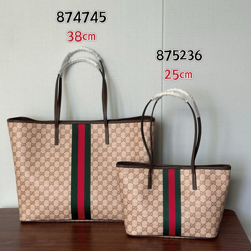 GG Web Stripe Tote Bag