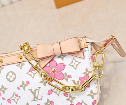 LV x TM Cherry Blossom Design Handbag