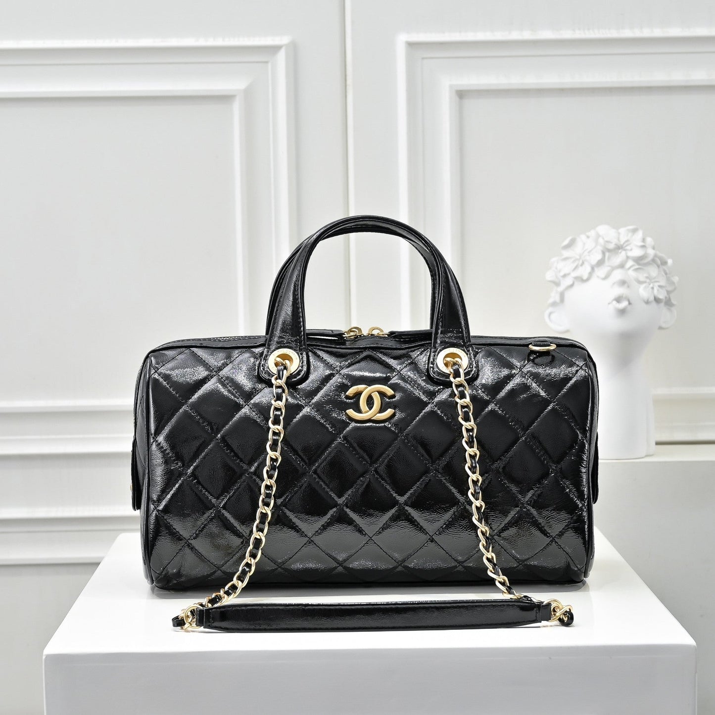 CC Bowling Bag Black & Gold